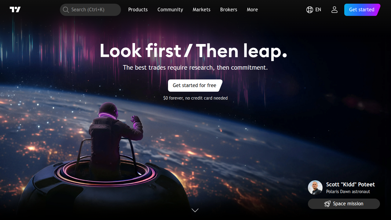 TradingView is a popular platform for market analysis, charting, and financial news, often used by cryptocurrency traders to monitor prices and trends.